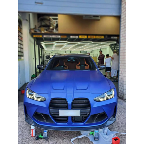G80 M3 / G82 M4 JDM-style carbon fiber 3pcs front lip