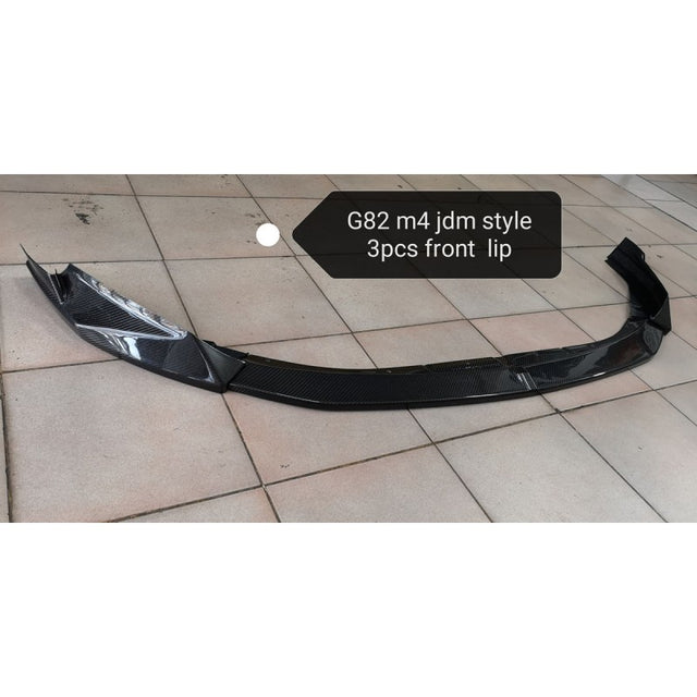 G80 M3 / G82 M4 JDM-style carbon fiber 3pcs front lip