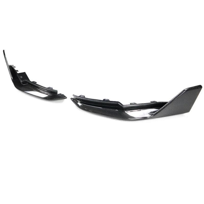 G80 M3 MP style carbon fiber rear splitters