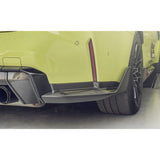 G80 M3 OE style carbon fiber rear splitters (no wing)