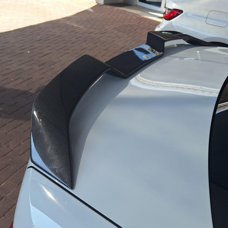 G80 M3 V style carbon fiber boot spoiler