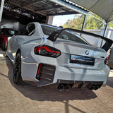 G87 M2 MP style carbon fiber rear bumper vents