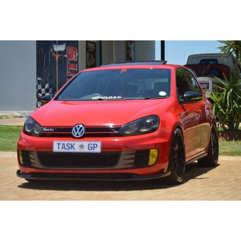 Golf 6 GTI ECS-style carbon fiber front lip