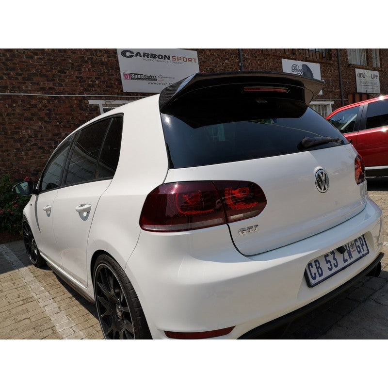 Golf 6 GTI R20 carbon fiber roof spoiler