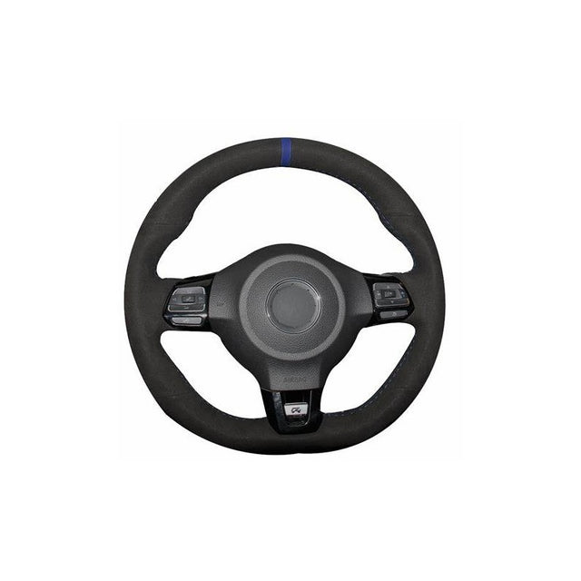 Golf 6 GTI steering wheel suede alcantara DIY kit - Black