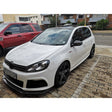 Golf 6R R20 carbon fiber front lip