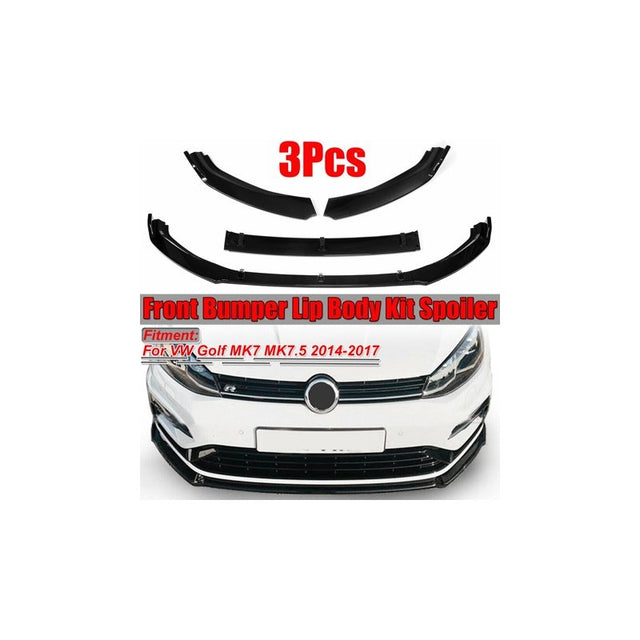 Golf 7 / 7.5 3pcs front lip
