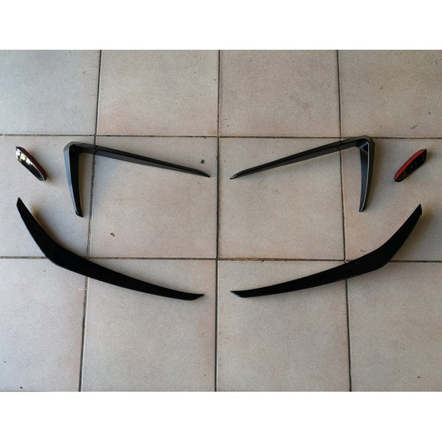 Golf 7 GTI 6pcs front bumper canards