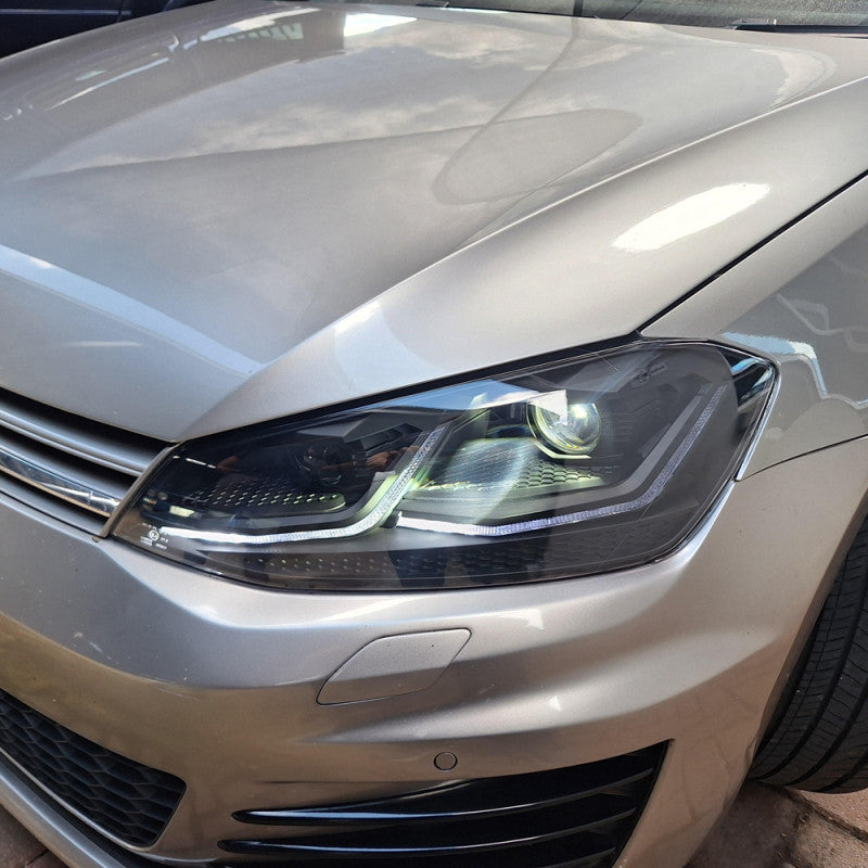 Golf 7 upgrade 7.5 style LED headlight (Black)