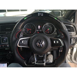 Golf 7 OHC LED carbon fiber steering wheel