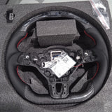 Golf 6 OHC LED carbon fiber steering wheel w/paddle shift
