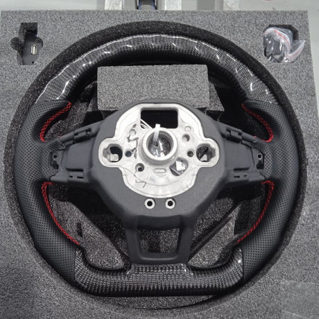 Golf 7 OHC LED carbon fiber steering wheel