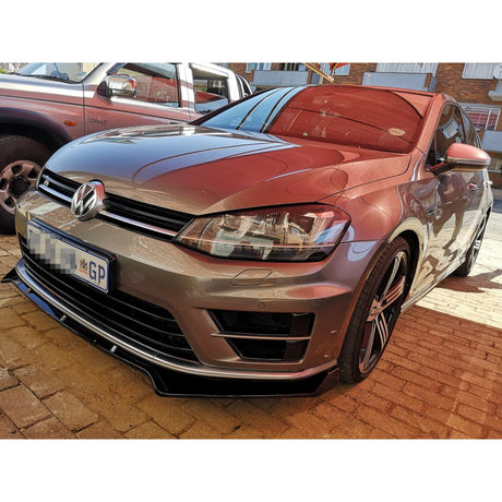 Golf 7R MX style 3pcs front lip
