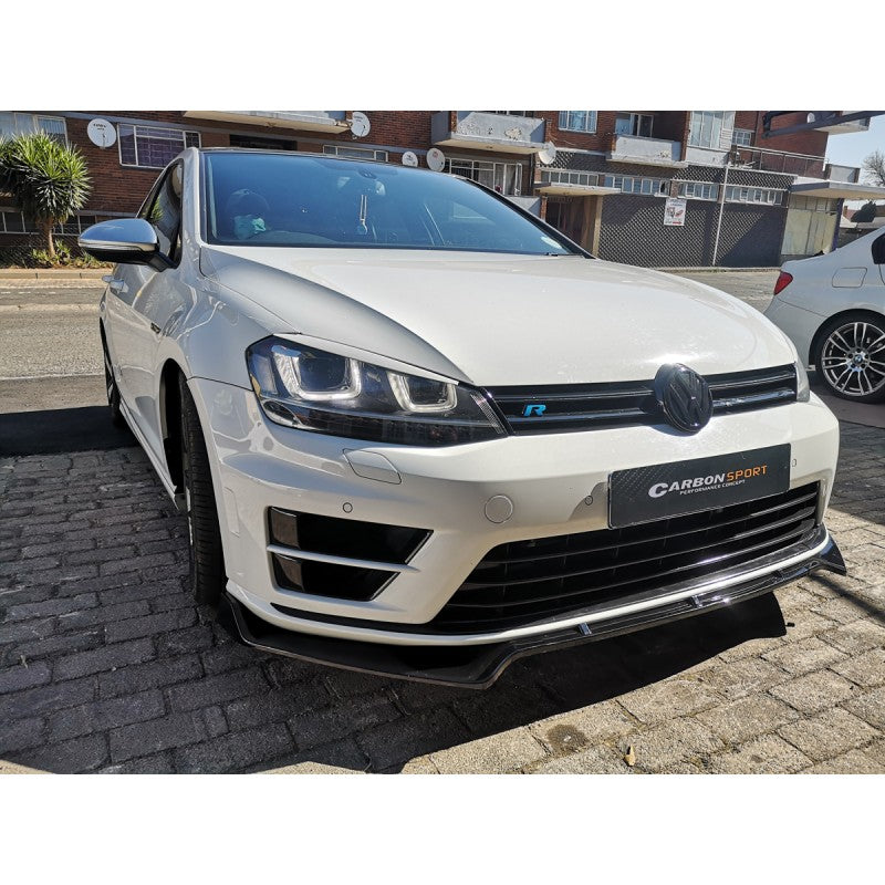 Golf 7R MX style 3pcs front lip
