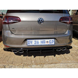 Golf 7R MX style rear diffuser