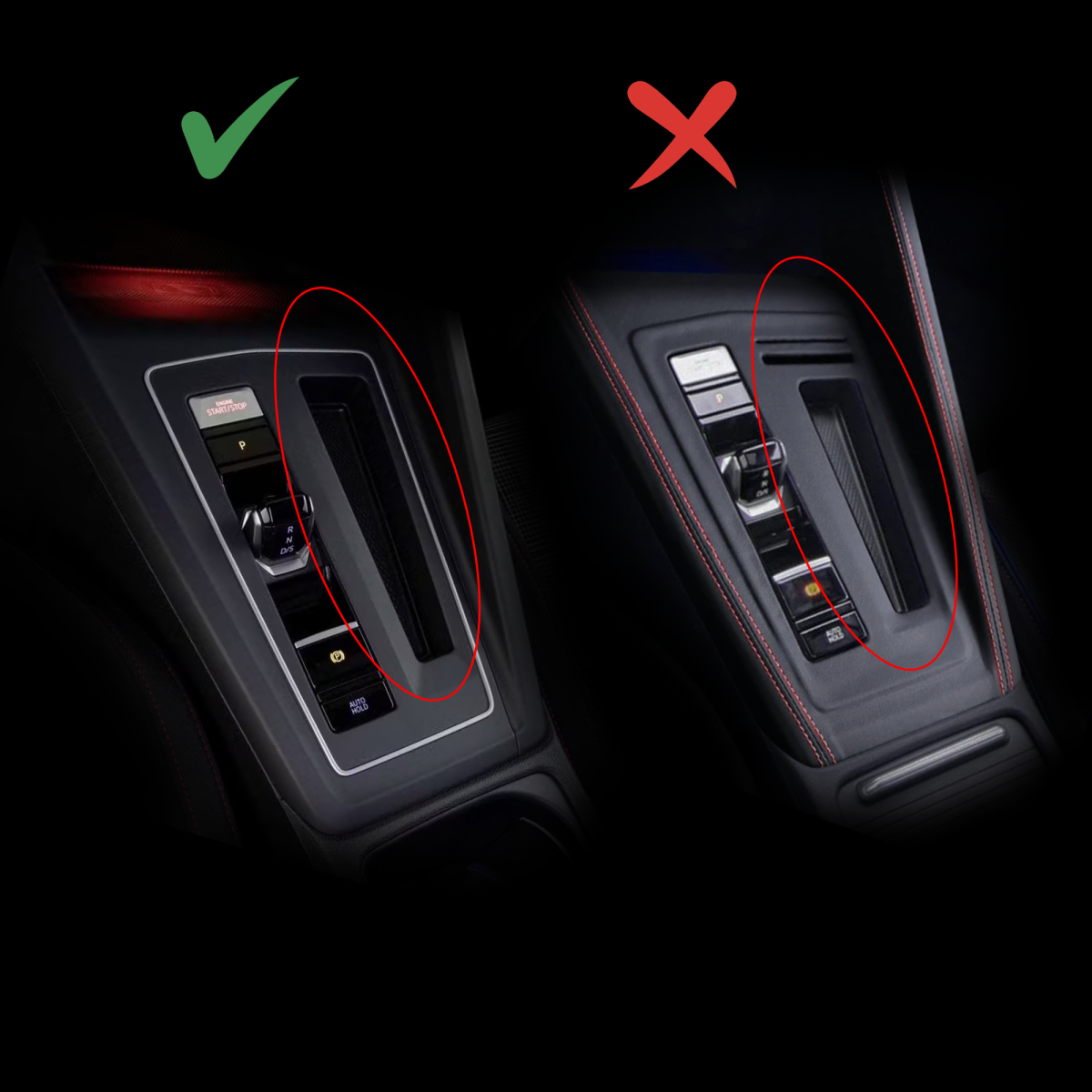 TPS RHD Golf Mk8 Magnetic Phone Holder – product view 7