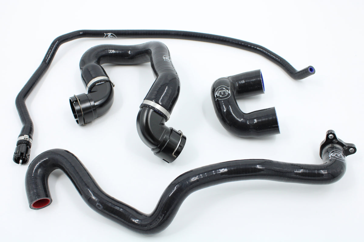 VTT Billet / Silicone N54 coolant hose kit