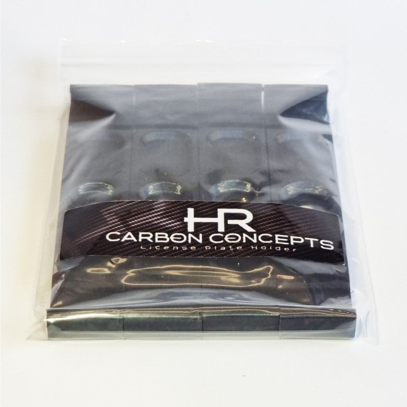 HR Carbon concept license plate holder (Black)