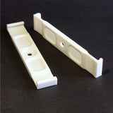 HR carbon concept license plate holder (White)