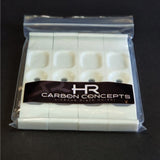 HR carbon concept license plate holder (White)