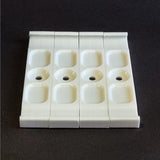 HR carbon concept license plate holder (White)