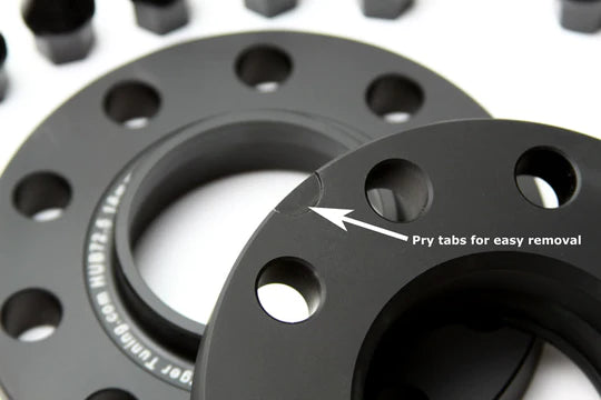 VAG Wheel Spacer Kit w/10 Black Extended Wheel Bolts ( Set of 4 )