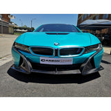 I8 Z-style carbon fiber front lip