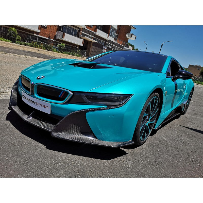 I8 Z-style carbon fiber front lip