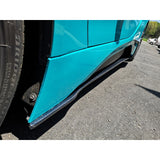 I8 Z-style carbon fiber side skirts (4pcs)