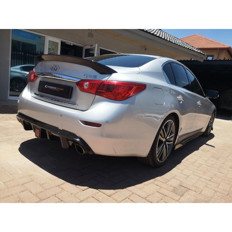 Infiniti Q50 CS-style boot spoiler