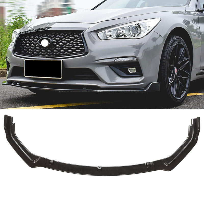 Infiniti Q50 non sport 3pcs front lip