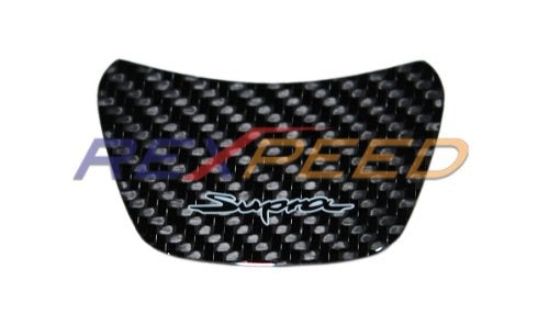 Supra GR 2020+ Carbon Steering Wheel Badge + Carbon Fiber Cluster Switch Panel Badge