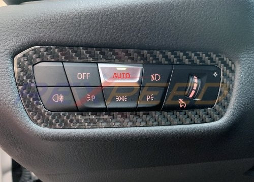 Supra GR 2020+ Carbon Steering Wheel Badge + Carbon Fiber Cluster Switch Panel Badge