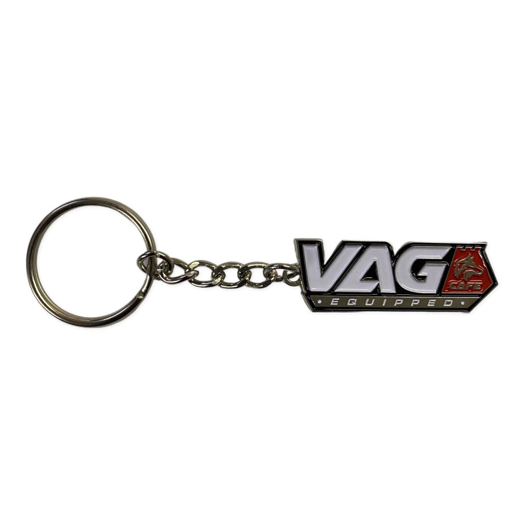 VAG CAFE Key Ring – White