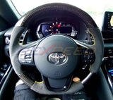 Supra GR 2020+ Dry Carbon Steering Wheels Shift Paddles Full Replacement