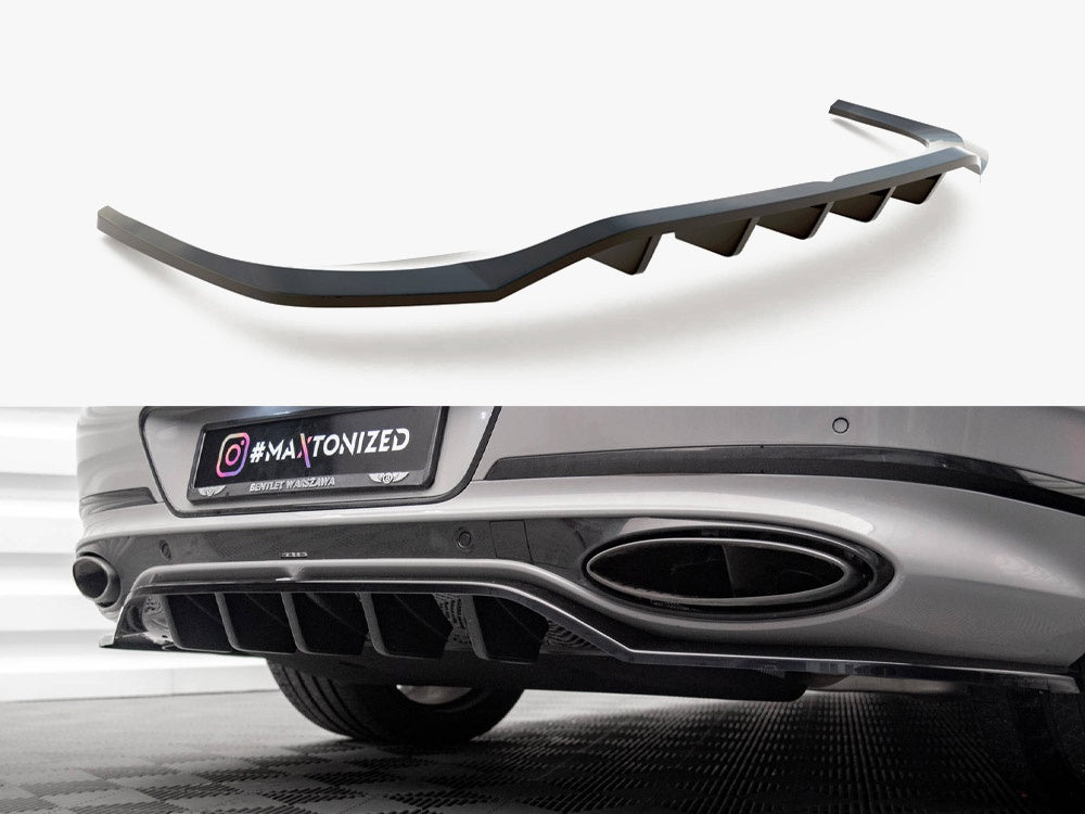 Rear Splitter (Vertical Bars) compatible with Bentley Continental Convertible GT Mk3 - 1