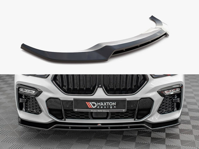 Front Splitter V.2 compatible with BMW X6 M-Pack G06 - 1