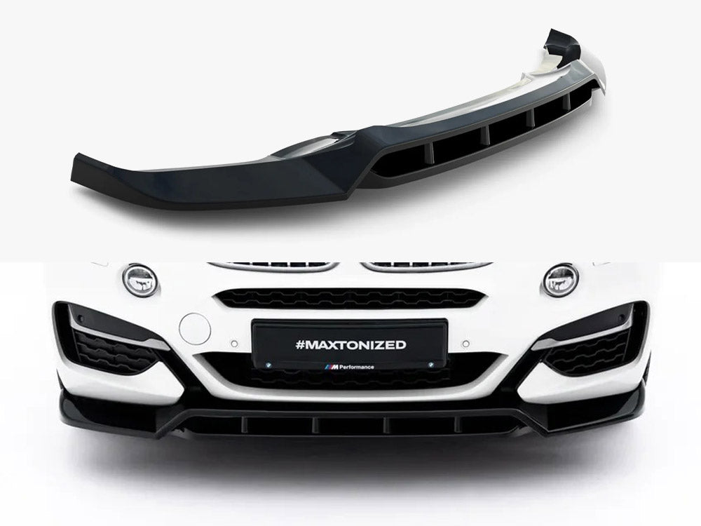 Front Splitter V.2 compatible with BMW X6 M Sport F16 - 1