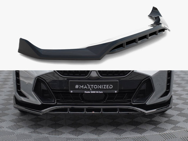 Front Splitter V.2 compatible with BMW X6 M-Pack G06 Facelift - 1