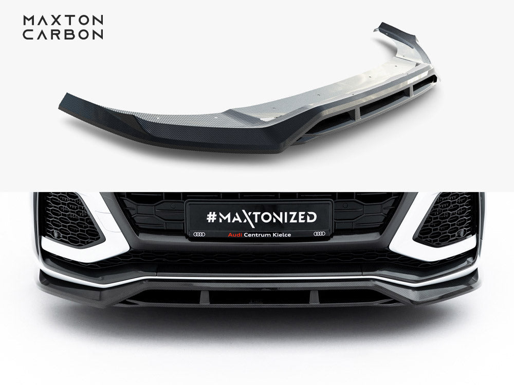 Carbon Fiber Front Splitter compatible with Audi RS Q8 Mk1