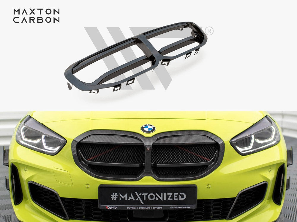 Carbon Fiber Front Grill compatible with BMW 1 F40 M-Pack / M135i