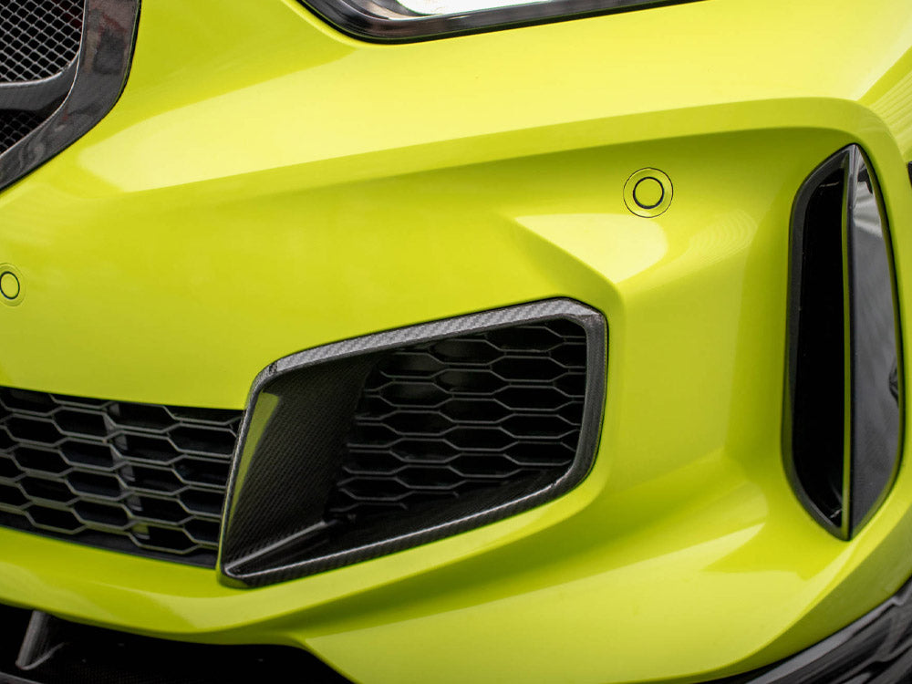 Carbon Fiber Front Bumper Side Vents compatible with BMW 1 F40 M-Pack / M135i - 6
