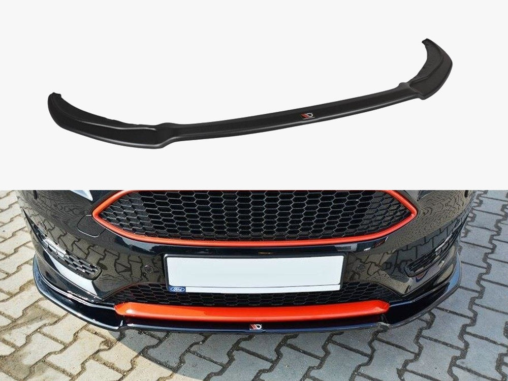 Front Splitter V.2 compatible with Ford Focus 3 ST-Line Facelift - 1
