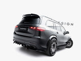 Spoiler CAP compatible with Mercedes-Benz GLS AMG Line X167 Facelift - 2