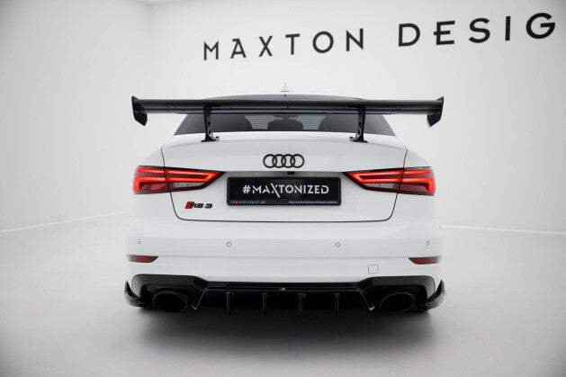 Maxton Design Carbon Spoiler Internal Brackets Audi A3 S3 RS3 Sedan 8V