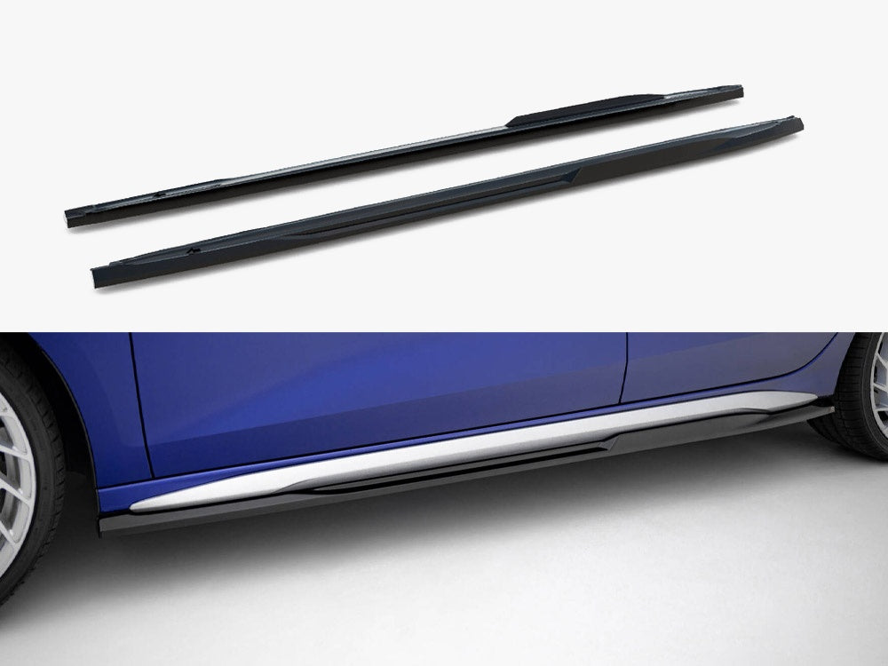 Maxton Design Side Skirts Diffusers V.2 Audi A3 S Line Sedan S3 Sedan 8Y Facelift