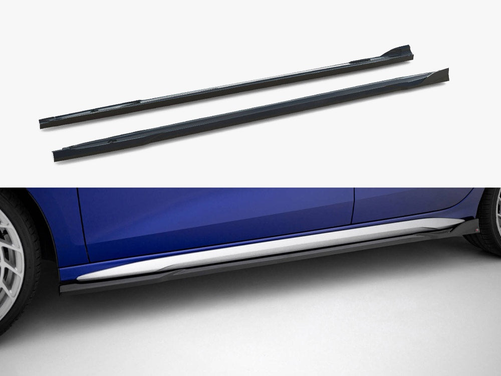 Maxton Design Side Skirts Diffusers V.3 Audi A3 S Line Sedan S3 Sedan 8Y Facelift