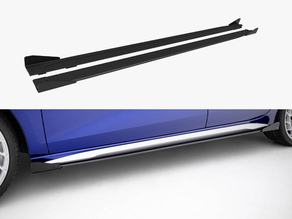 Maxton Design Street PRO side skirts diffusers and flaps Audi A3 S Line Sedan S3 Sedan 8Y Facelift