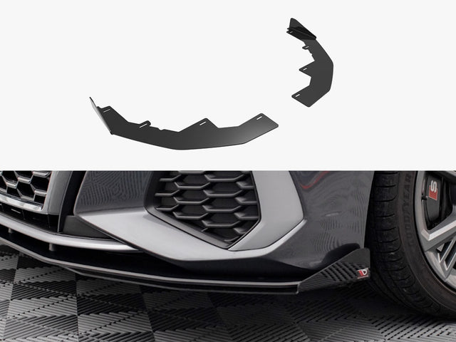 Maxton Design front flaps Audi S3 A3 S Line 8Y