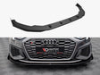Maxton Design Street PRO front splitter V.1 and flaps Audi S3 A3 S Line 8Y